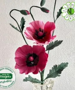 Katy sue flower pro - poppy mould bij cake, bake & love 9