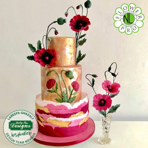 Katy sue flower pro - poppy mould bij cake, bake & love 7