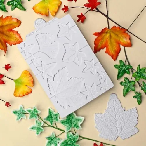 Katy sue flower pro - maple, ivy and ginkgo leaves