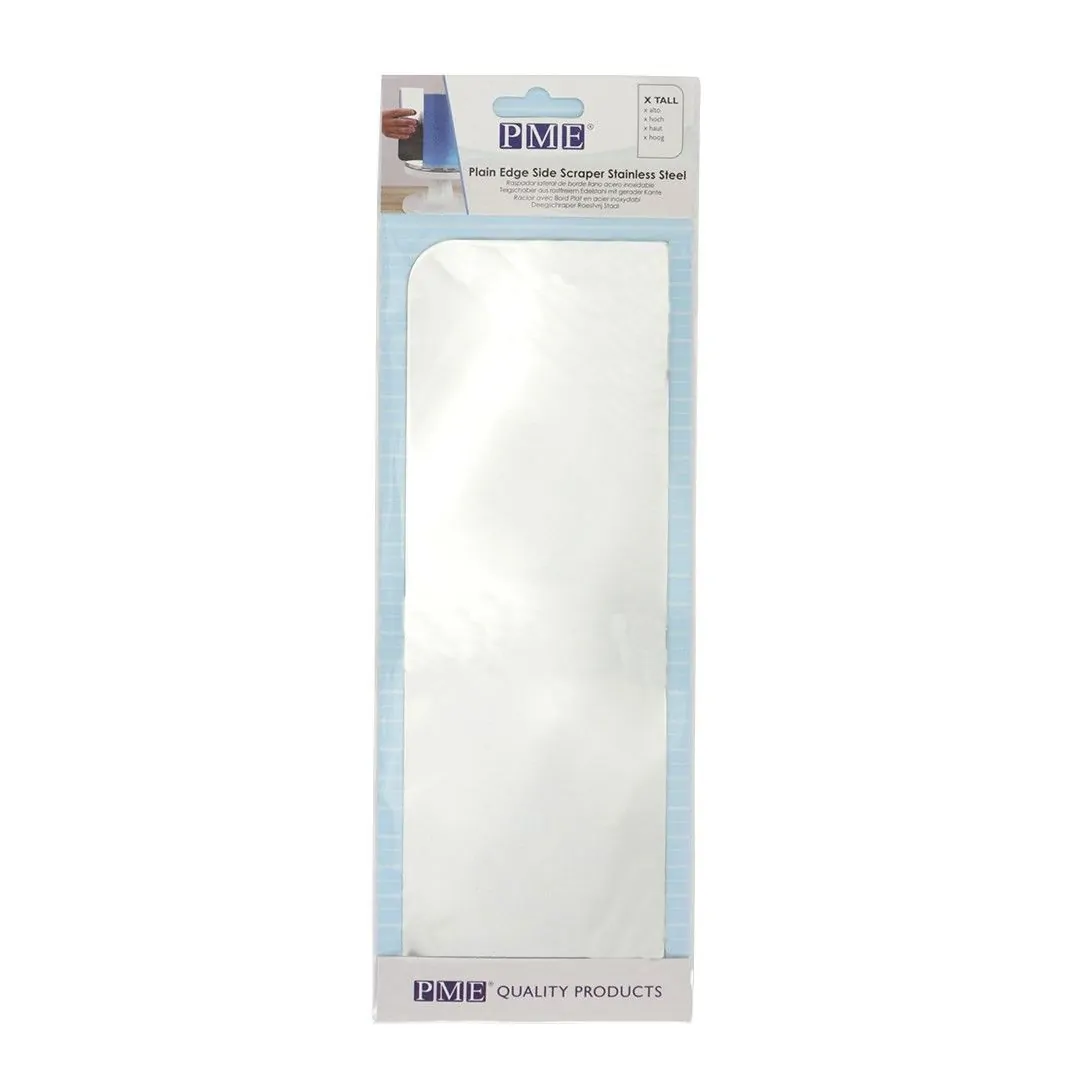 Pme extra tall steel side scraper 25cm bij cake, bake & love 5 Pme extra tall steel side scraper 25cm
