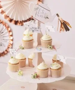 Cake Stand - Floral Tea Pot