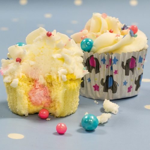 Baked with love baking cups gender reveal? Bij cake, bake & love 6