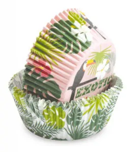 Tropical cupcake bakjes 36 stuks