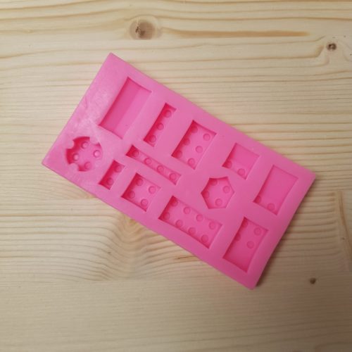 Lego blokjes siliconen mal bij cake, bake & love 5