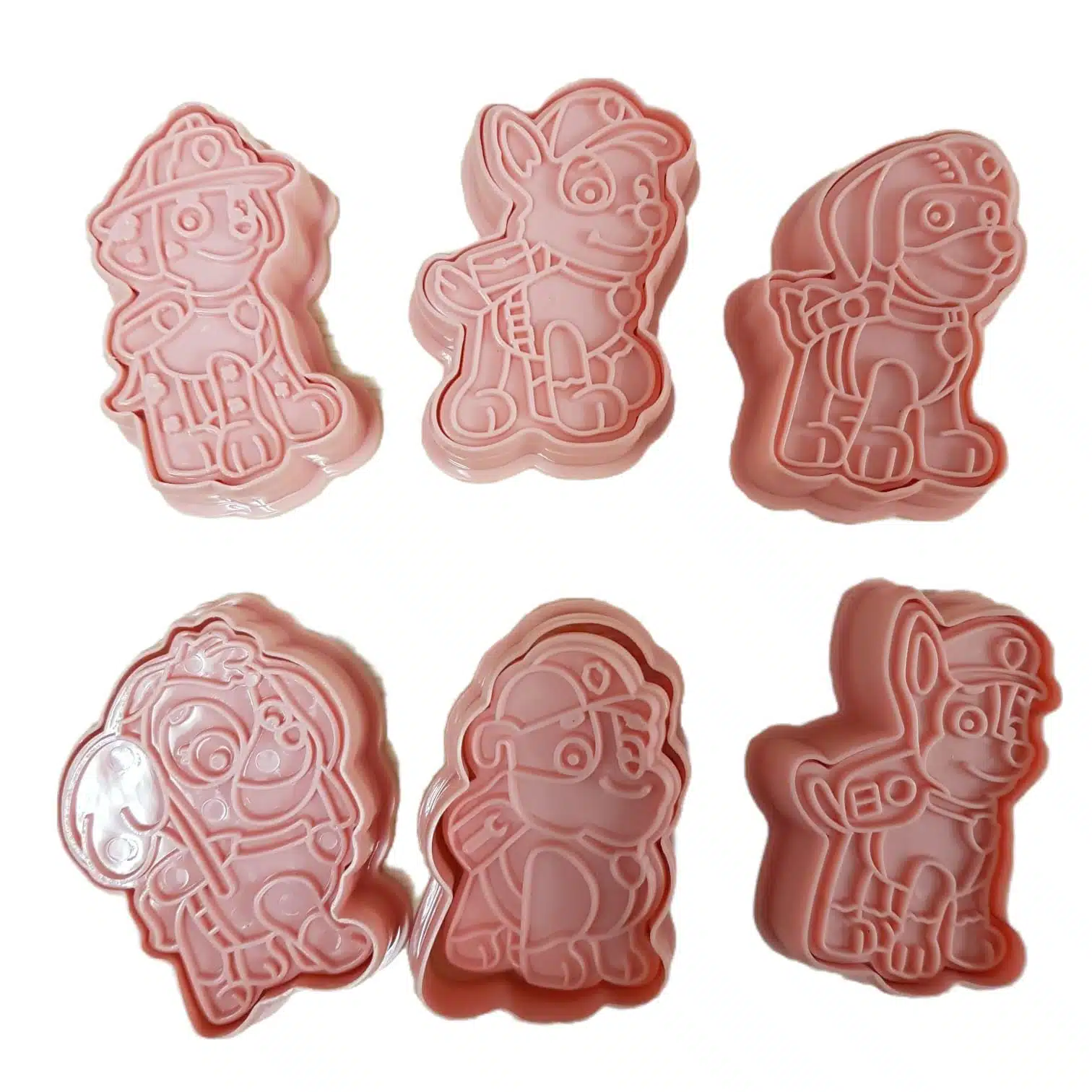 Paw patrol koekjes uitsteker set van 6 bij cake, bake & love 5 Paw patrol koekjes uitsteker set van 6