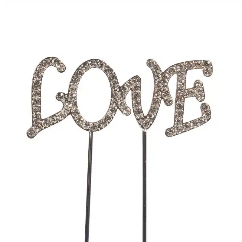 Cake star cake topper strass love bij cake, bake & love 5 Cake star cake topper strass love