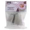 Jem twist nozzle sultan style 1 set/2 bij cake, bake & love 3