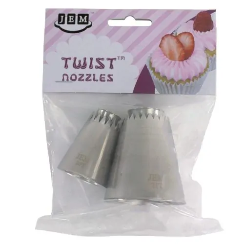 Jem twist nozzle sultan style 1 set/2