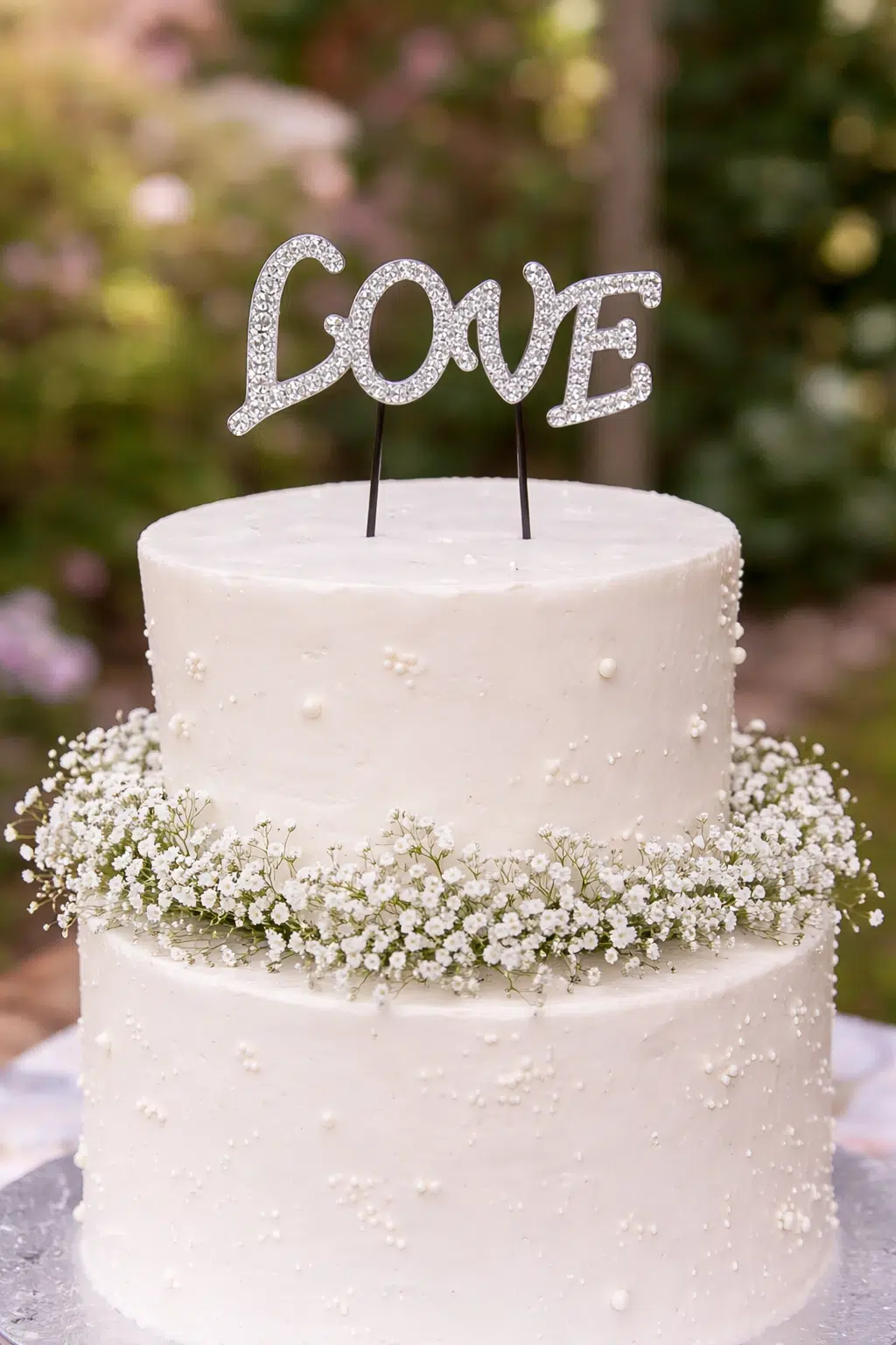 Cake star cake topper strass love bij cake, bake & love 6 Cake star cake topper strass love - afbeelding 2
