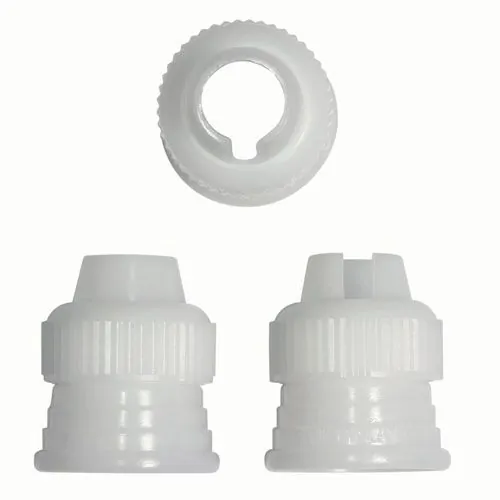 Pme icing bag adaptors set/3 bij cake, bake & love 5 Pme icing bag adaptors set/3