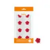 Suikerdecoraties 8 rode rozen 2 cm bij cake, bake & love 3