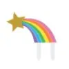 Caketopper regenboog ster - 111 x 120 mm bij cake, bake & love 1