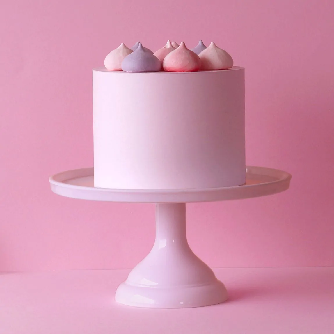 Taart standaard small pink bij cake, bake & love 7 Taart standaard small pink - afbeelding 3