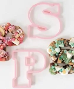 Koekjesuitsteker Chocolade Letter S - 13,5 cm