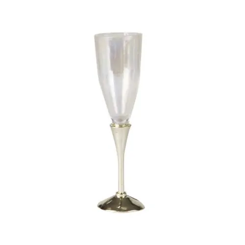 Caketopper champagneglas 5 cm set van 5