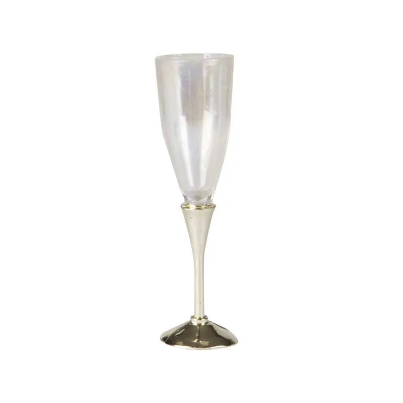 Caketopper champagneglas 5 cm set van 5 bij cake, bake & love 5 Caketopper champagneglas 5 cm set van 5