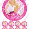 Eetbare taartprint barbie 2 - 18 cm rond + 8 cupcake rondjes bij cake, bake & love 4 Eetbare taartprint barbie 2 - 18 cm rond + 8 cupcake rondjes bij cake, bake & love 3