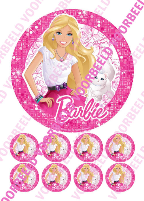 Barbie2 18 cm + 8 cupcakes bij cake, bake & love 5