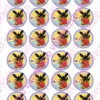 Eetbare cupcakeprint bing 1 - 24 cupcake rondjes bij cake, bake & love 1
