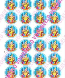 Eetbare Cupcakeprint Bumba 3 - 24 cupcake rondjes