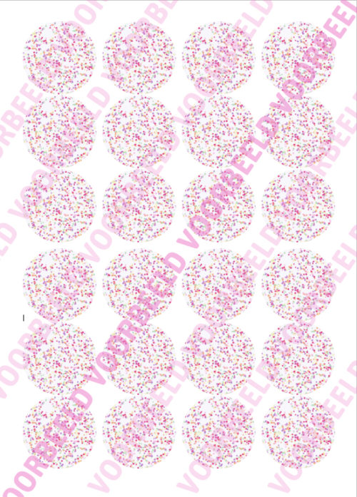 Confetti2 24 cupcakes bij cake, bake & love 5