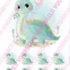 Eetbare taartprint dinosaurus 2 - 18 cm rond + 8 cupcake rondjes bij cake, bake & love 4 Eetbare taartprint dinosaurus 2 - 18 cm rond + 8 cupcake rondjes bij cake, bake & love 3