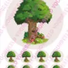 Eetbare taartprint efteling sprookjesboom - 18 cm rond + 8 cupcake rondjes bij cake, bake & love 4 Eetbare taartprint efteling sprookjesboom - 18 cm rond + 8 cupcake rondjes bij cake, bake & love 3