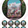 Eetbare taartprint efteling 3 - 18 cm rond + 8 cupcake rondjes bij cake, bake & love 2 Eetbare taartprint efteling 3 - 18 cm rond + 8 cupcake rondjes bij cake, bake & love 1