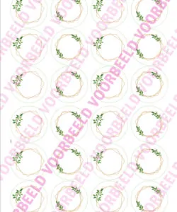 Eetbare Cupcakeprint Geometrisch 1 - 24 cupcake rondjes