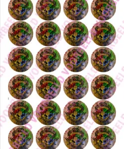 Eetbare Cupcakeprint Harry Potter 1 - 24 cupcake rondjes