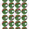 Eetbare cupcakeprint hockey 1 - 24 cupcake rondjes bij cake, bake & love 1