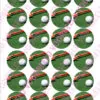 Eetbare cupcakeprint hockey 1 - 24 cupcake rondjes bij cake, bake & love 1