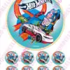 Eetbare taartprint hotwheels 3 - 18 cm rond + 8 cupcake rondjes bij cake, bake & love 2 Eetbare taartprint hotwheels 3 - 18 cm rond + 8 cupcake rondjes bij cake, bake & love 1