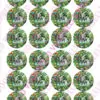 Eetbare cupcakeprint jungle 3 - 24 cupcake rondjes bij cake, bake & love 2 Eetbare cupcakeprint jungle 3 - 24 cupcake rondjes bij cake, bake & love 1