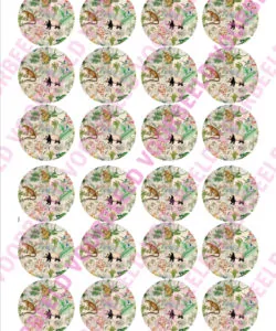 Eetbare Cupcakeprint Jungle 4 - 24 cupcake rondjes