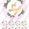 Just married2 18 cm + 8 cupcakes bij cake, bake & love 3