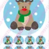 Eetbare taartprint kerst 2 - 18 cm rond + 8 cupcake rondjes bij cake, bake & love 4 Eetbare taartprint kerst 2 - 18 cm rond + 8 cupcake rondjes bij cake, bake & love 3
