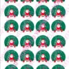Eetbare cupcakeprint kerst 3 - 24 cupcake rondjes bij cake, bake & love 4 Eetbare cupcakeprint kerst 3 - 24 cupcake rondjes bij cake, bake & love 3