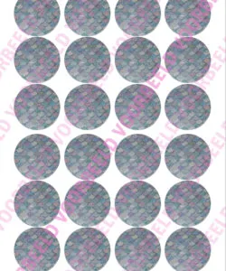 Eetbare Cupcakeprint Mermaid 2 - 24 cupcake rondjes
