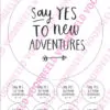Eetbare taartprint new adventures - 18 cm rond + 8 cupcake rondjes bij cake, bake & love 3