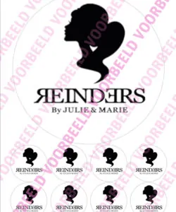 Eetbare Taartprint Reinders - 18 cm rond + 8 cupcake rondjes