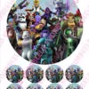 Eetbare taartprint roblox 1 - 18 cm rond + 8 cupcake rondjes bij cake, bake & love 1