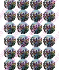 Eetbare Cupcakeprint Roblox 1 - 24 cupcake rondjes