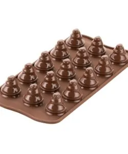 Silikomart chocolate mould choco christmas trees bij cake, bake & love 10