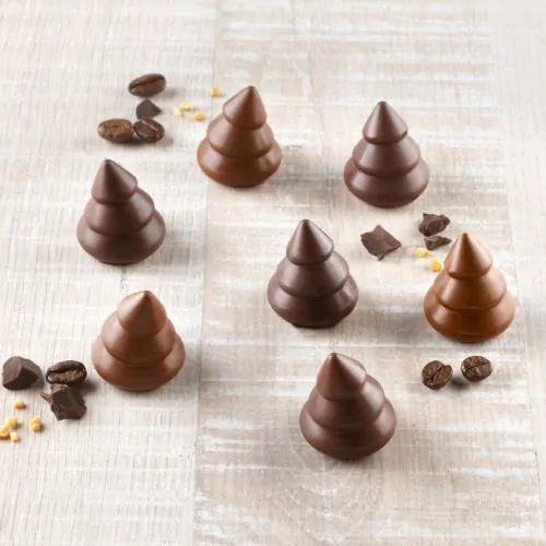 Silikomart chocolate mould choco christmas trees