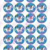 Eetbare cupcakeprint sinterklaas woezel en pip - 24 cupcake rondjes bij cake, bake & love 1
