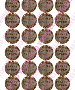 Eetbare Cupcakeprint Sinterklaas 3 - 24 cupcake rondjes