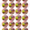 Eetbare cupcakeprint tennis - 24 cupcake rondjes bij cake, bake & love 2 Eetbare cupcakeprint tennis - 24 cupcake rondjes bij cake, bake & love 1