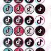 Eetbare cupcakeprint tiktok - 24 cupcake rondjes bij cake, bake & love 1