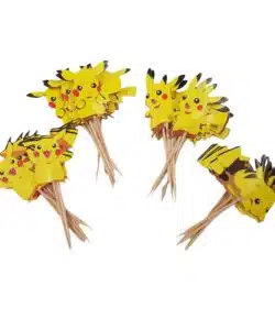 Pikachu cupcake prikkers 24 stuks
